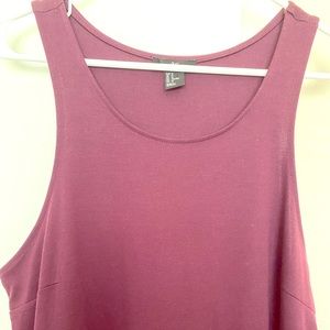 Simple plum mini dress